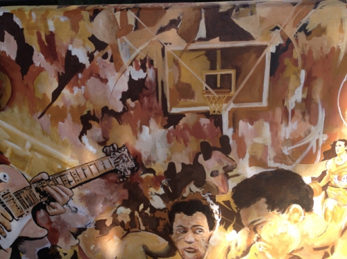 Moments Mural - Detail Basketball