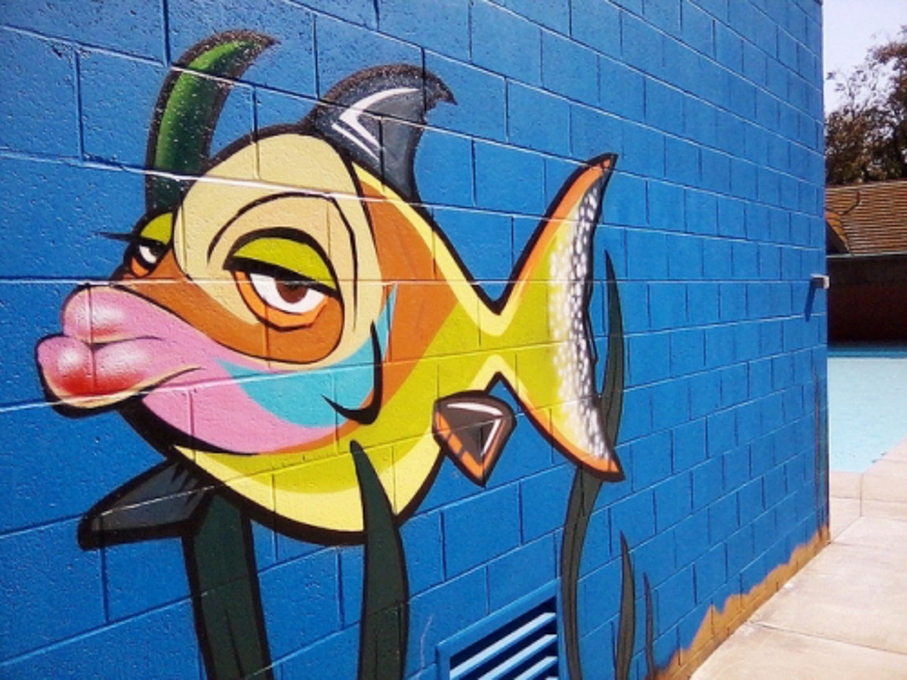 Swimming Pool Mural